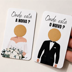 Raspadinha para Casamento Personalizada | Brincadeira Noiva e Noivo | Chá de Lingerie | Despedida de Solteira