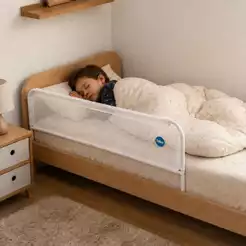 Grade de Proteção e Segurança para Cama Infantil Protetor Lateral Anti Queda Dobrável Bebê e Criança 94cm Reforçada
