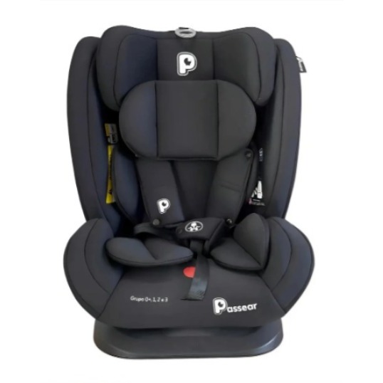 Cadeira para Auto/Carro Passear 360º com Isofix 0 à 36kg 5 Posições Inclinação Segura e Confortável