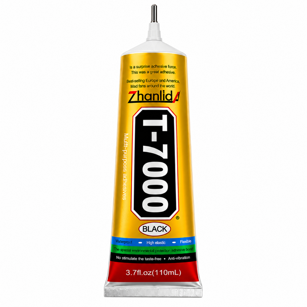 Cola T7000 Preta 110ml Bico Ferro Metálico Precisão Tela Celular Touch Display Eletrônicos Reparo Joias artezanato