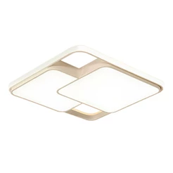 Luminaria Teto Plafon Led Sobrepor Quadrado Geometrico Moderno - Lustre Painel Led Para Sala Quarto