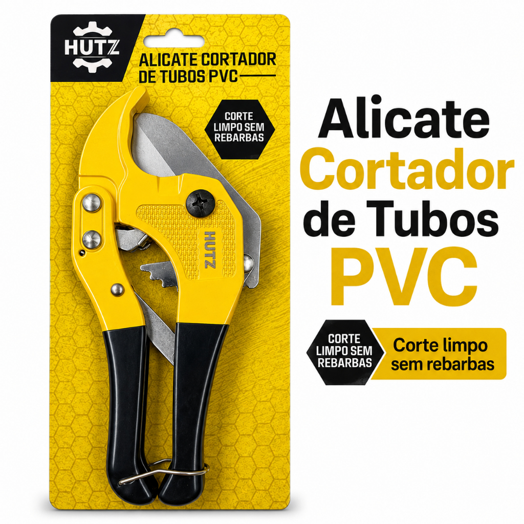Cortador Tubo Cano PVC Hutz até 42mm Uso Profissional