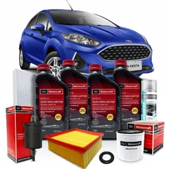 Kit Revisão Troca de Óleo Motorcraft 5w30 Ford New Fiesta 1.5 1.6 Após 2014 Ford Ka EcoSport Sigma
