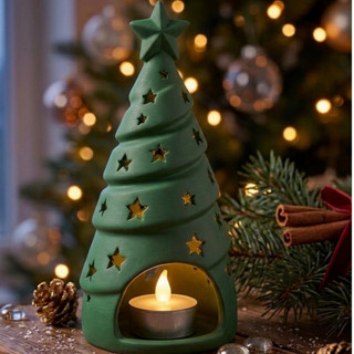 Arvore de natal decorativa com luz de LED Decoração de natal enfeites natalinos
