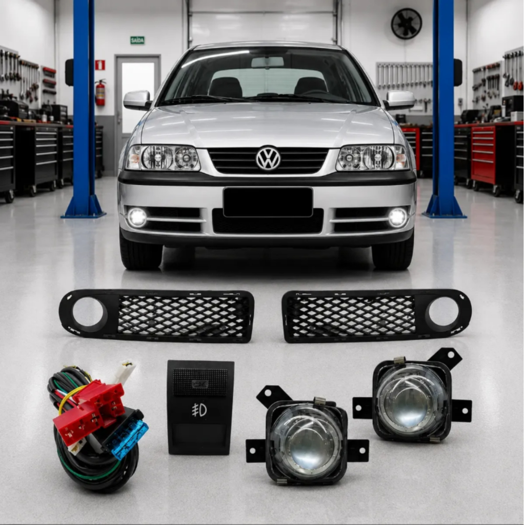 Kit Farol Milha Gol G3 1999 2000 2001 2002 2003