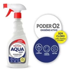 Multiusos Aquafast 500ML O2 Original Limpeza Pesada