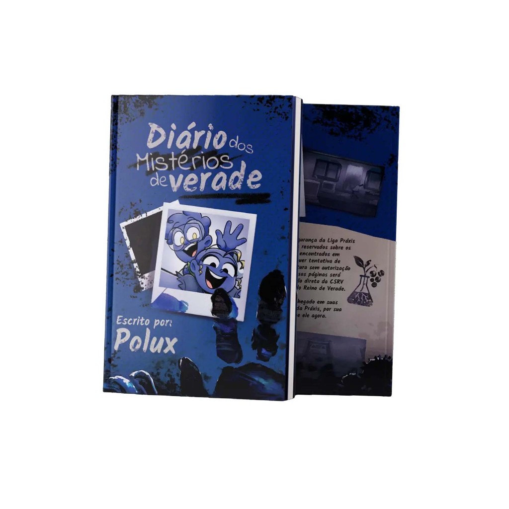 Livro O Diário de mistérios de Verade - Escrito por Pólux Capa Dura