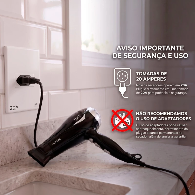 Secador de Cabelo Duo Maxx Lizz Pro 2000W Bivolt — foto 9