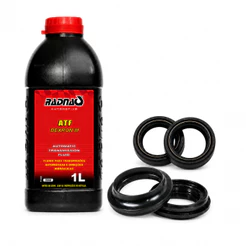 Retentor Bengala + Guarda Pó + Óleo Atf 1 Litro Tdr180 90/93 Dt180 Rd350 83/84 Tdm225 97/05 Ttr230