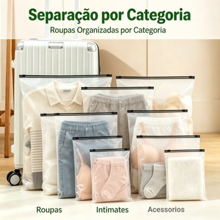 Saco Zíper Preto Fosco Ideal Para Roupas E Acessórios 10/20/50 Unidades Saco com Ziper Roupas