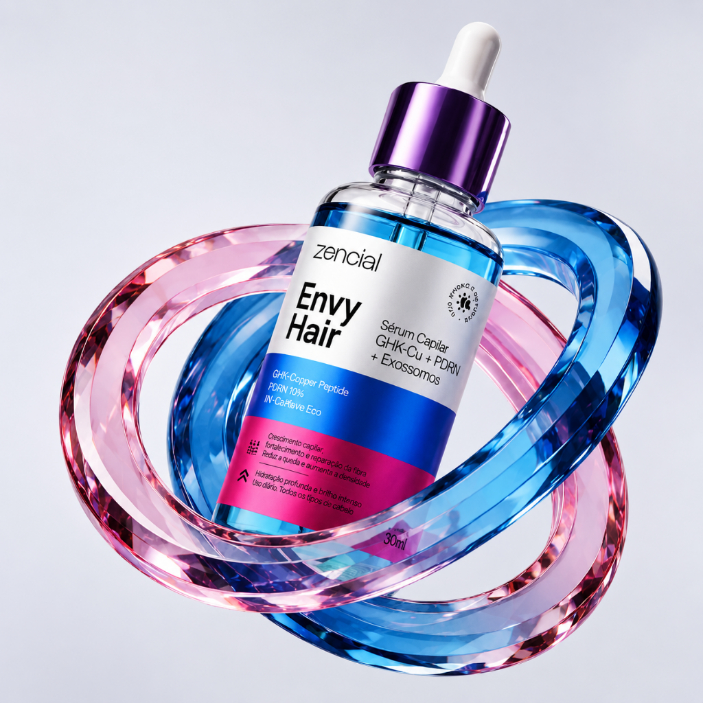 Envy Hair Sérum GHK-C u 2,5% com PDRN e Exossomos - Crescimento capilar Zencial