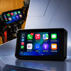 Central Multimídia Para Moto Gps Carplay Bluetooth Resistência a Água
