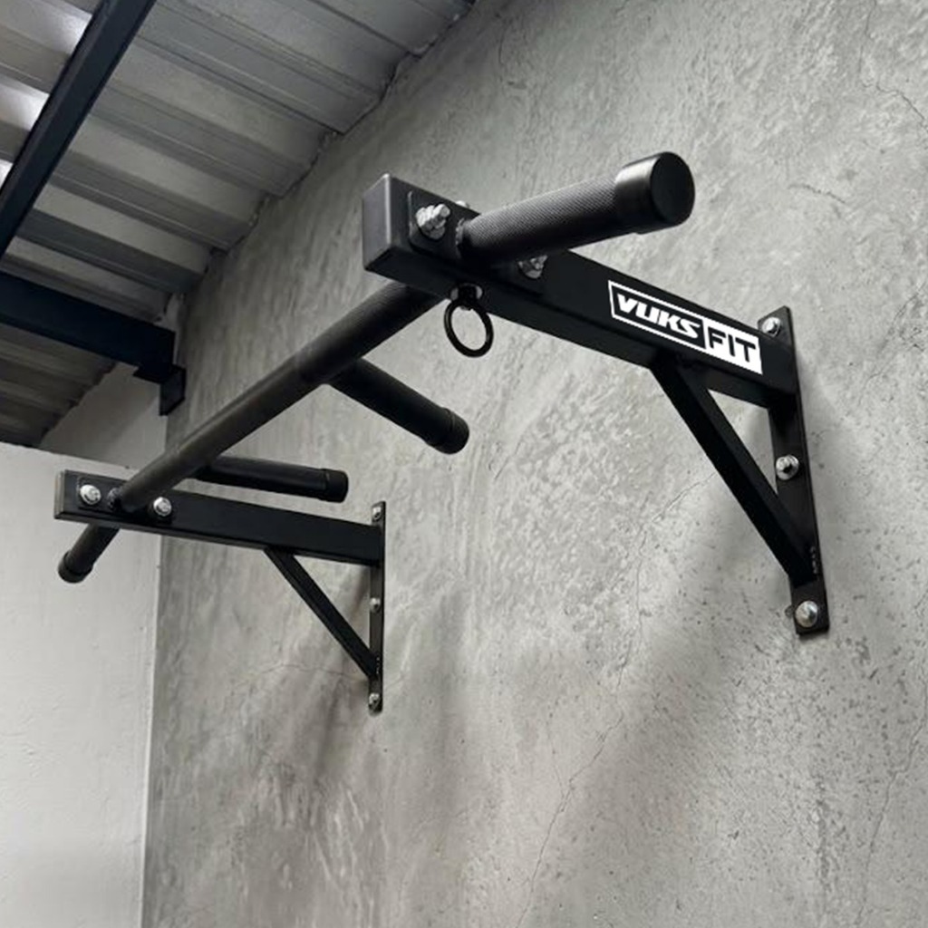 Barra Fixa Parede Vuks Fit Musculação Pull-up Para Crossfit Pegada Neutra e Aberta
