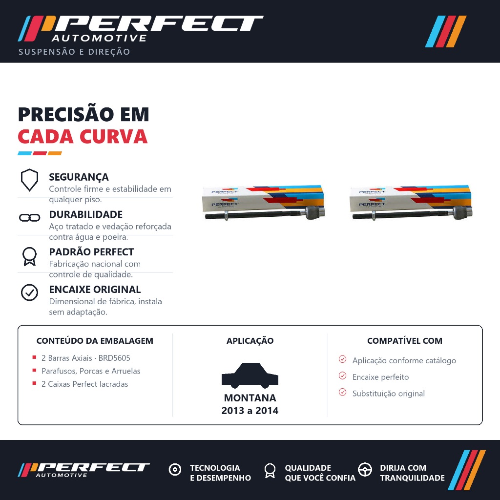 PAR BARRA AXIAL MONTANA 2013 a 2014 PERFECT