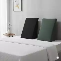 Capa para travesseiro suave encosto triangular