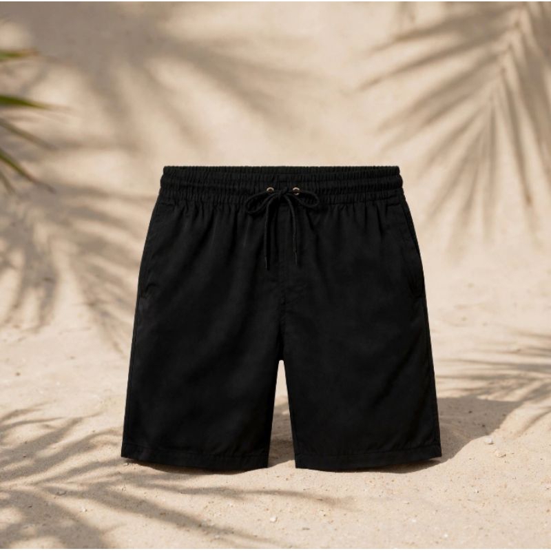 BermudaTactel Elastano Masculino short Mauricinho Academia Elastico na Cintura Short Praia