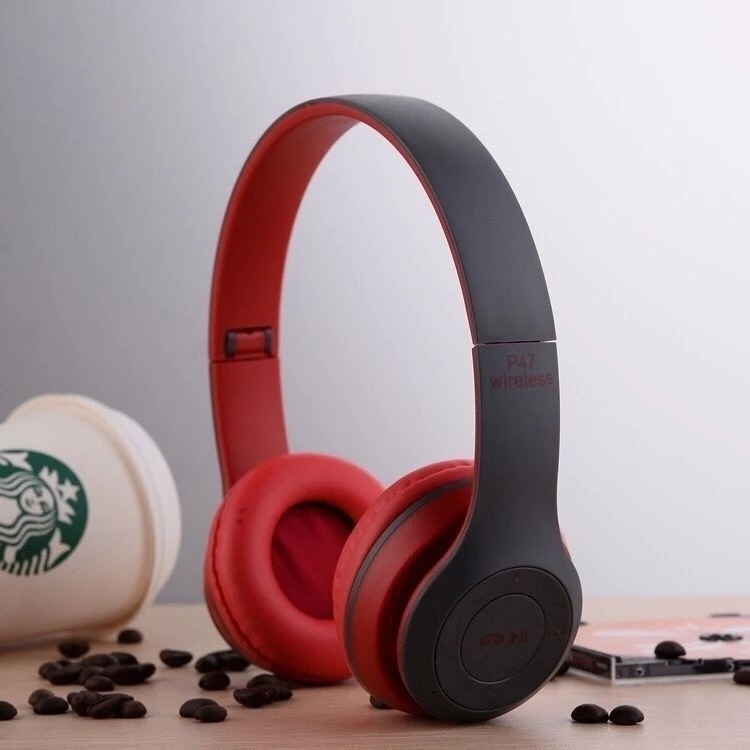 Fone P47 Headphone Sem Fio Estéreo Redução de Ruídos Bluetooth 5.0 Universal Su