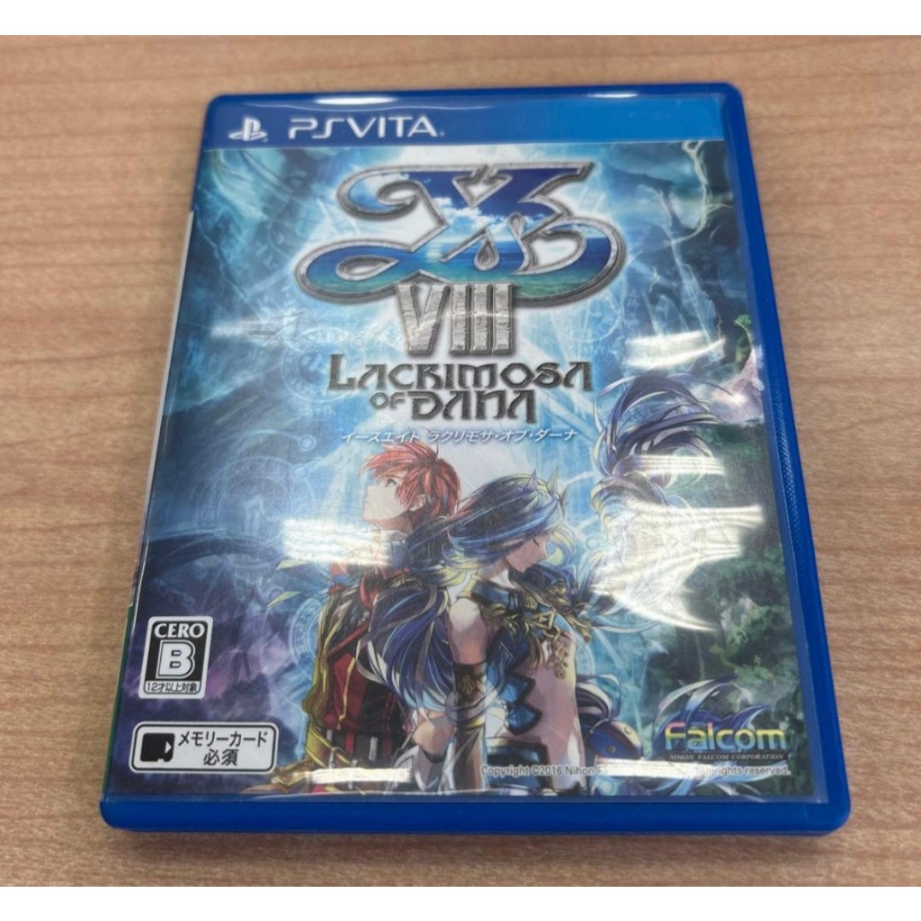 Used Ys VIII Lacrimosa of Dana PS Vita Japanese Version Authentic Japan