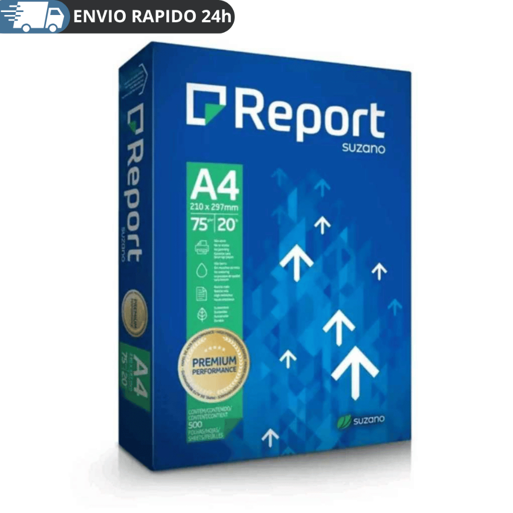 Pacote Sulfite Report A4 Branco Impressão