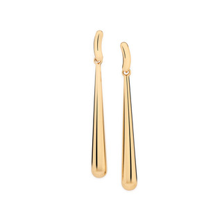 Brinco Rommanel Gota Pêndulo - Banhado a Ouro 18k - 527620