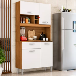 Armário de Cozinha Malta 4 Portas 1 Gaveta Demóbile