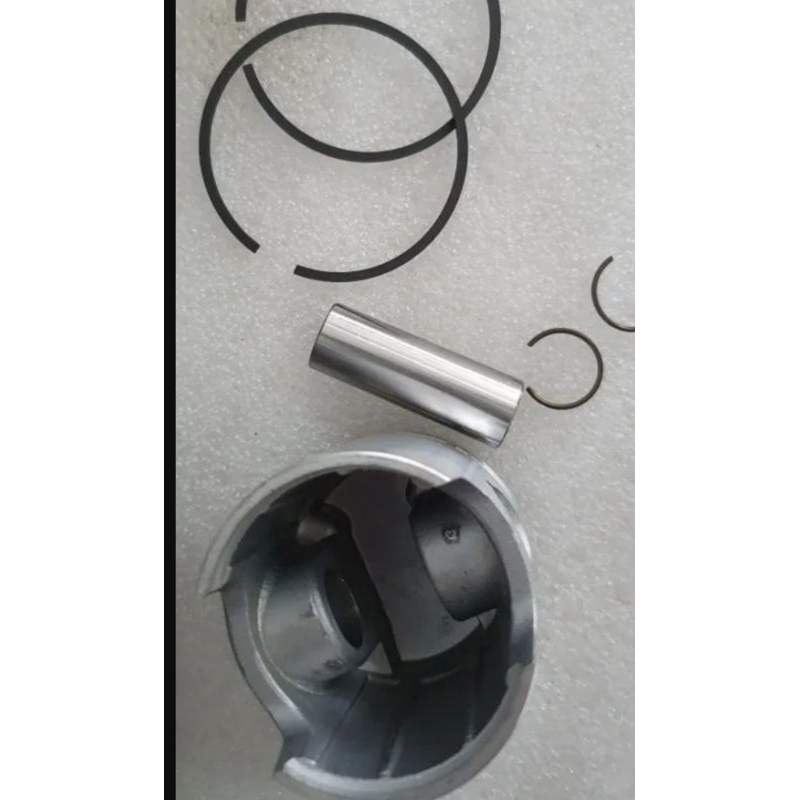 Kit cilindro mobilete 75 cc com pistão pino travas rolamento jg juntas cabeçote com descompressor caloi monark bikelete — imagem 2 de 2