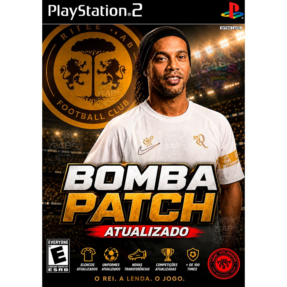 ⚽ Bomba Patch Atualizado Setembro 2026 para PS2 By Vilimar Narração Galvão Bueno SBT
