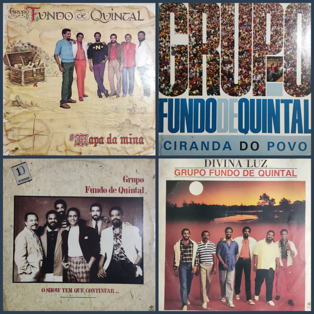 LP Vinil Grupo Fundo de Quintal Vários Titulos Discografia Fundo de Quintal Pagode Samba Disco de Vinil