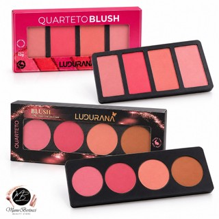 Blush Ludurana Quarteto de Quatro Cores Acabamento Matte Alta Fixação