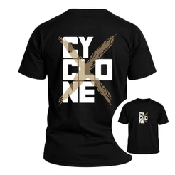 Camiseta Masculina Preto Cyclone Estilosa Streetwear Plus Size Envio Rápido