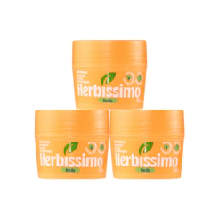 Kit Desodorante Em Creme Antitranspirante Herbíssimo Vanilla 55g (3 unidades)
