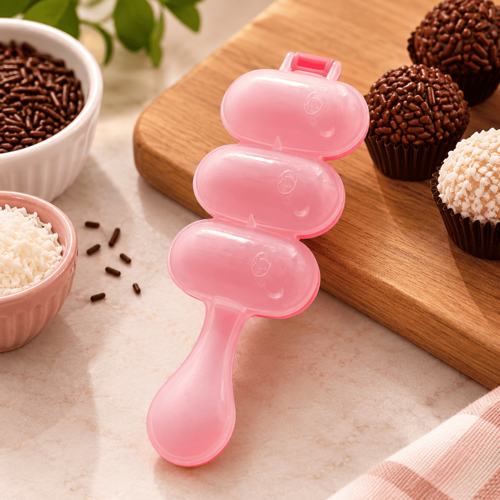 Boleador de Brigadeiro Enrolador Modelador de Beijinho 1, 2 ou 3 Uidades Docinhos Doce de Arroz