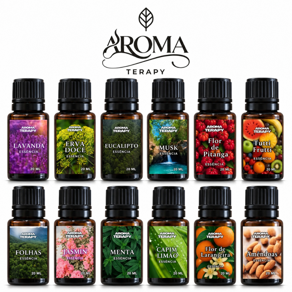 Essências Hidrossolúveis 20ml Para Umificador de ar| Difusor de Ambiente | Aromatizador Ambiente