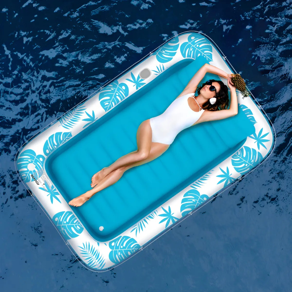 Boia Colchão De Piscina Inflável Bronzeador 178 Cm