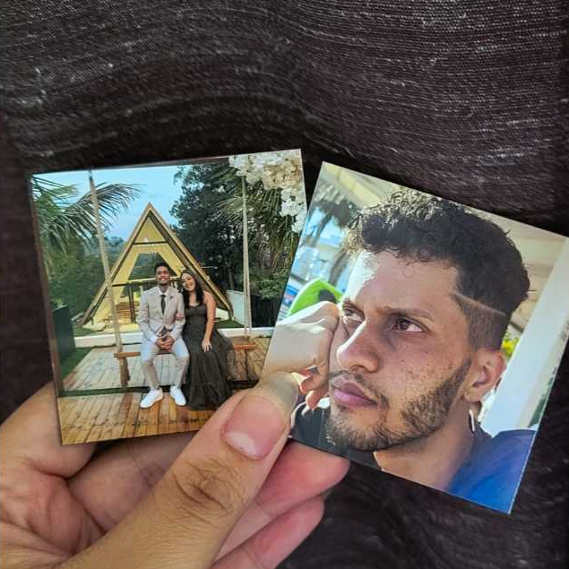 Fotos com Ímã de Geladeira Ideal para Presentes e Lembrancinhas Tamanho 6x6 Quadradas
