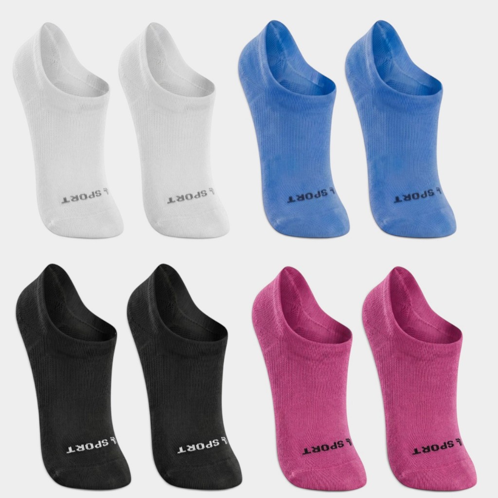 Kit Meia Sapatilha Infantil Lupo Básico 2 Pares