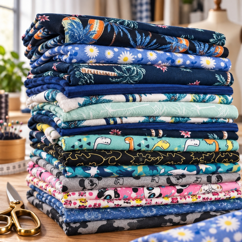 1kg Retalho Moletinho Moletim Estampado Malha Confecção Costura Artesanato Moda Casual Infantil 2,5m