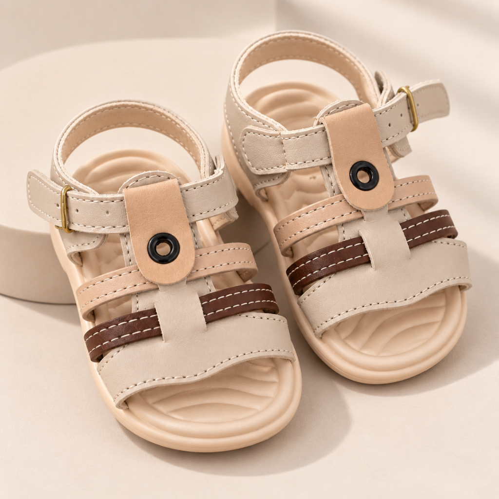 Sandália  Infantil Menino Bebe Papete  Antiderrapante Confortável Leve Macia Ajustável Casual