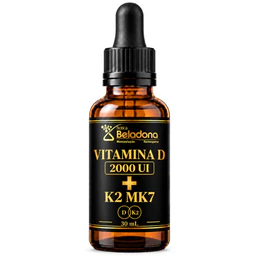 Vitamina D3 2000UI + K2 MK-7 em Gotas 30ml | Base TCM | Vit D l Colecalciferol l Botica Beladona