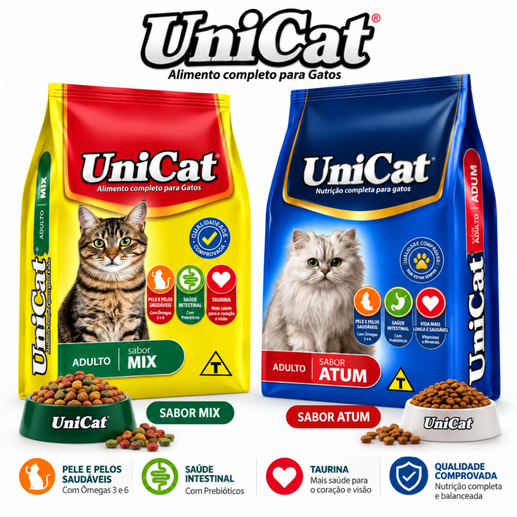 NutriTop Ração UniCat Para Gato Adulto 10,1kg
