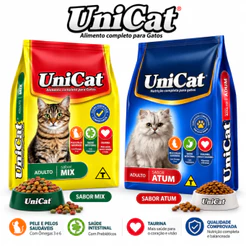 Ração Unicat Gatos Adultos Atum/Mix 10,1kg