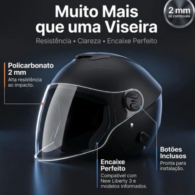 Acessórios para o CAPACETE LIBERTY 3 …..forro interno viseira botões estofado engate peças reposicao capacete moto.