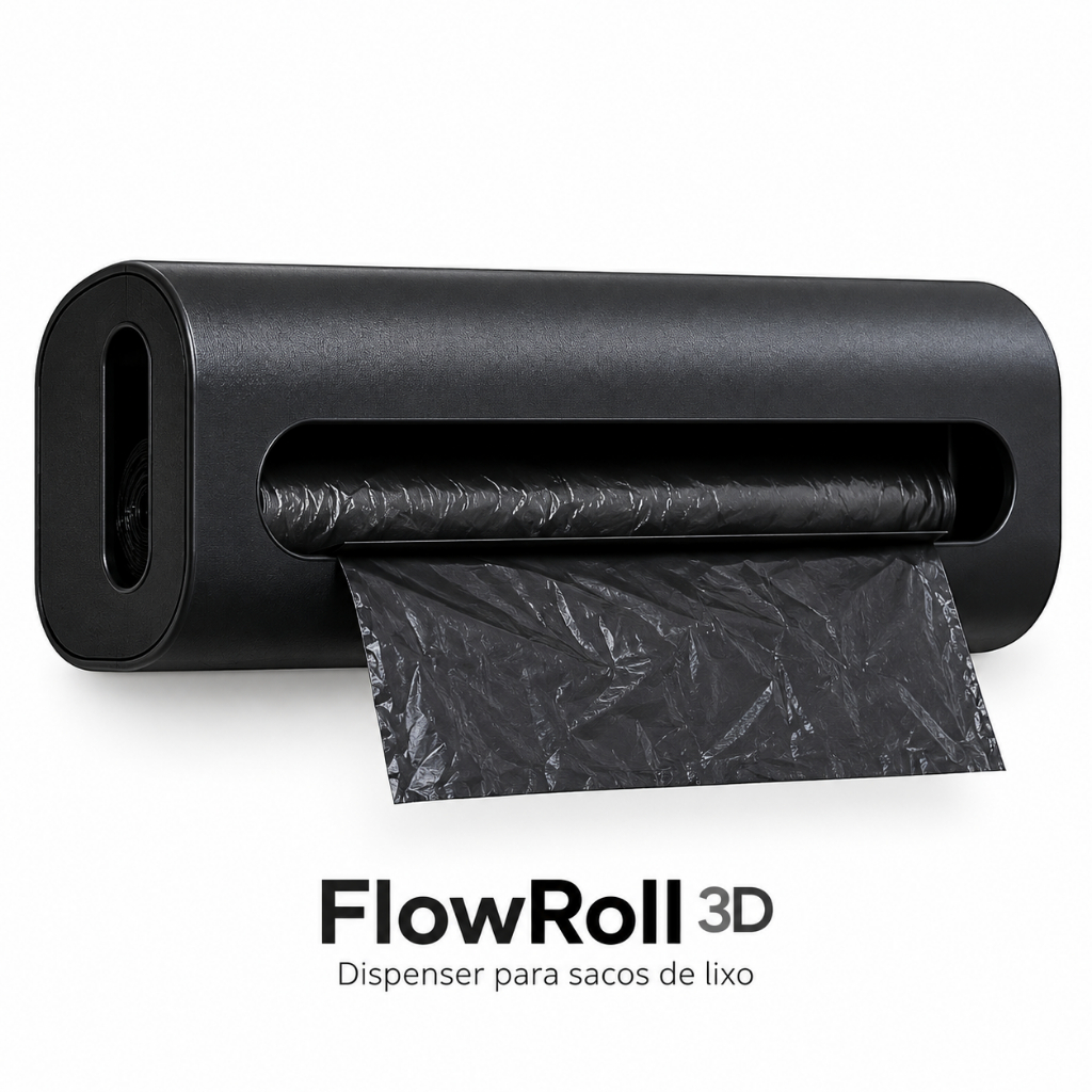 Dispenser Organizador para Rolos de Sacos de Lixo.