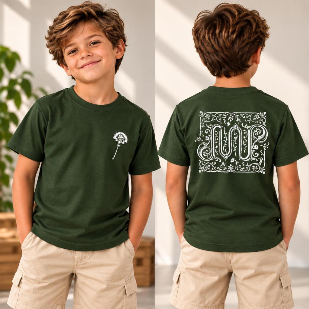 Camiseta Infantil Unissex 100% Algodão Estampada MP - Memórias Póstumas Costas Confortável e Moderna