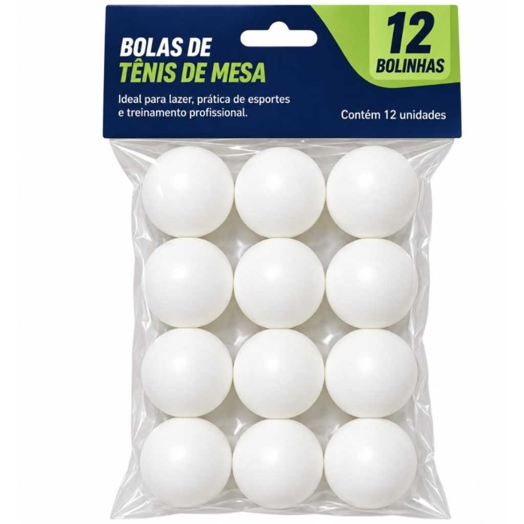 Bolinhas ,Ping Pong Durabilidade, Leve Resistente .Para Jogos De Tênis De Mesa com 6 e 12 unidades