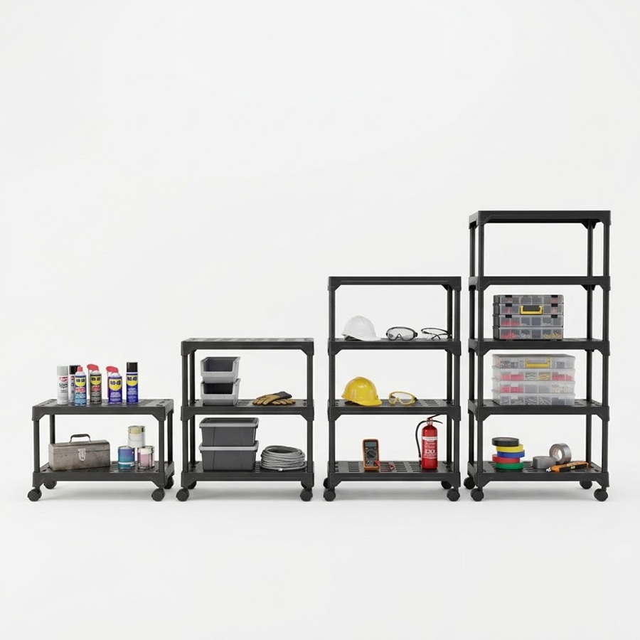 Estante Organizadora Modular com Rodinhas Multiuso para Cozinha e Lavanderia