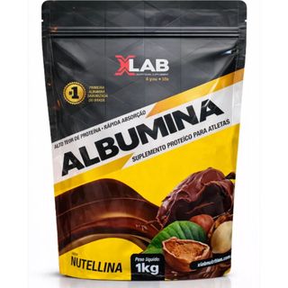 Albumina XLab 1kg Proteína da Clara do Ovo Vários Sabores