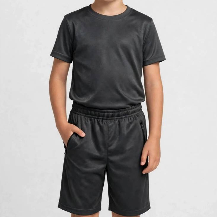 Conjunto Bermuda e Camiseta Infantil Juvenil Escola e Dia a Dia Conforto e Estilo