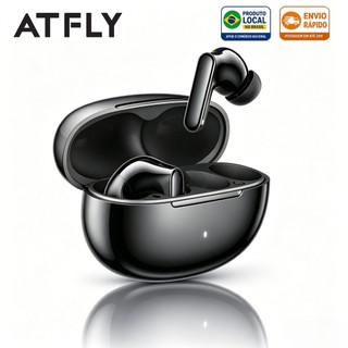 J10 Fones de Ouvido Bluetooth 5.3 Air Pro 3 TWS Sem Fio Fone Esportivo Com Microfone Atende Chamada Ligação 9D Som HD