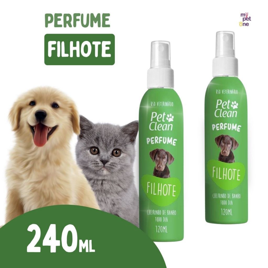 Kit 2 Perfume Pet Clean Filhotes - 120ml